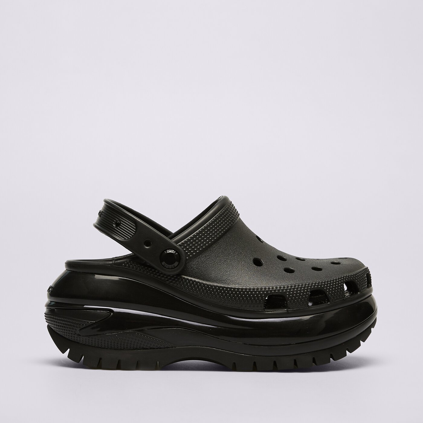Дамски чехли и сандали CROCS CLASSIC MEGA CRUSH CLOG 207988001 цвят черен