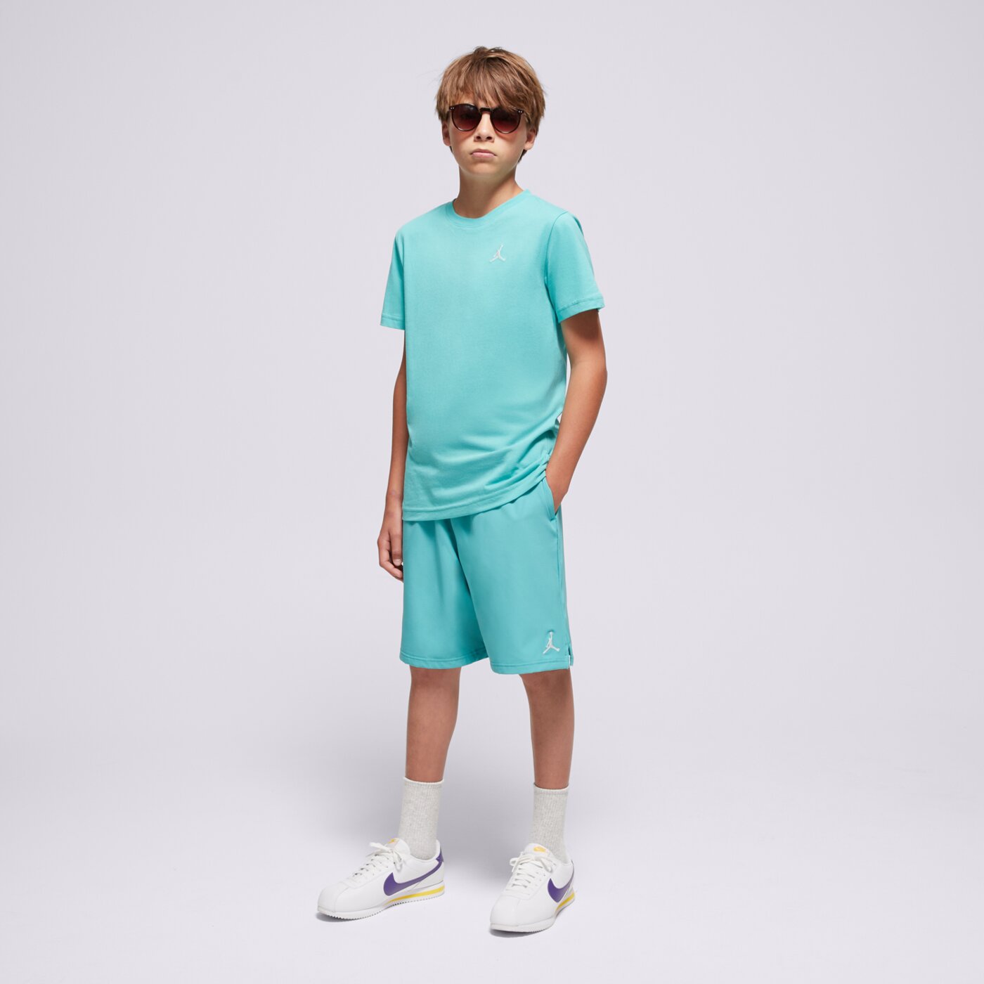  JORDAN ШОРТИ JDB MJ JUMPMAN WOVEN PLAY SHOR BOY 95d817-b5p цвят зелен