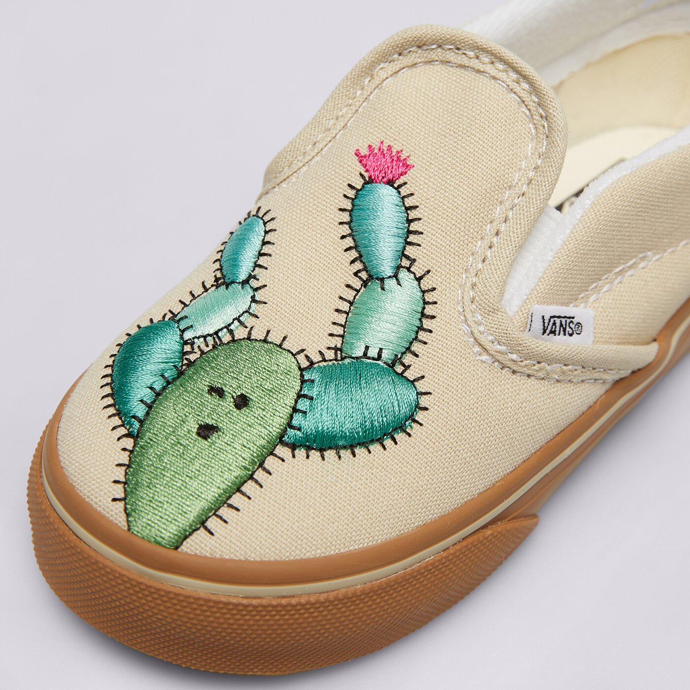 Детски маратонки VANS SLIP-ON CACTUS vn000cpsgrn1 цвят бежов