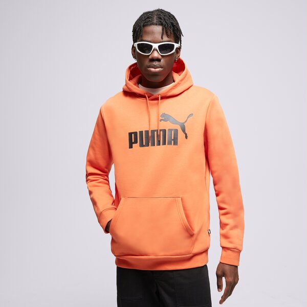 Мъжки суичър PUMA СУИТЧЪР С КАЧУЛКА ESS BIG LOGO HOODIE FL (S) 58668794 цвят оранжев