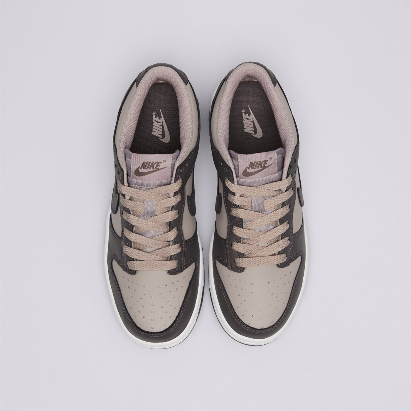 Детски маратонки NIKE DUNK LOW BG fb9109-203 цвят кафяв