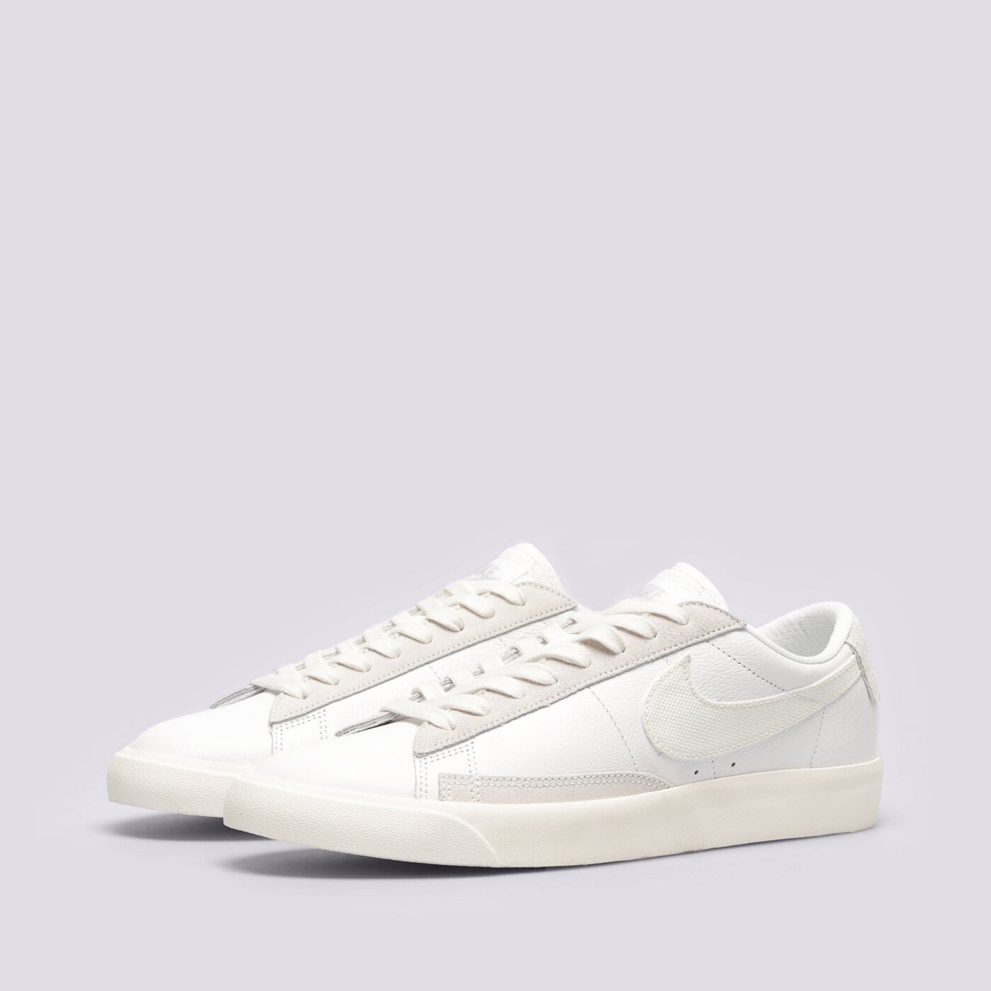 Мъжки маратонки NIKE BLAZER LOW LEATHER cw7585-100 цвят бял