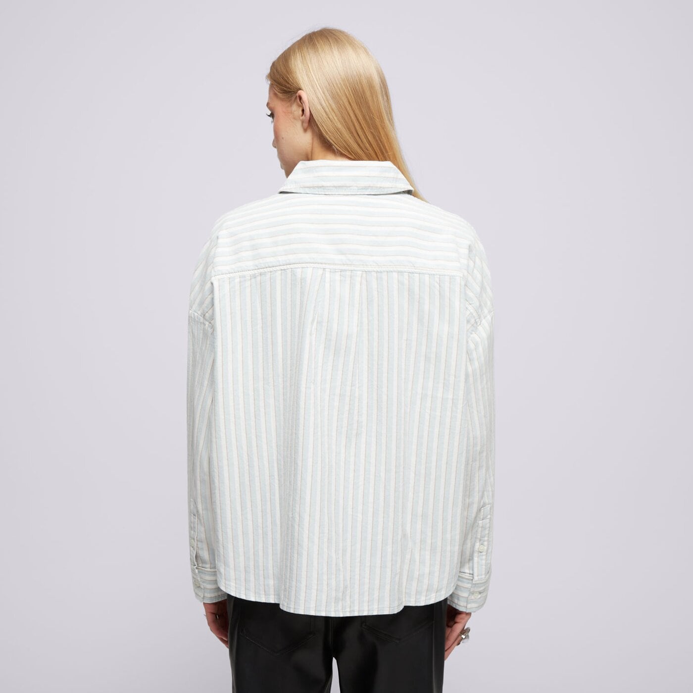 VANS РИЗА ANTICA BOXY LS SHIRT vn000hham8i цвят син