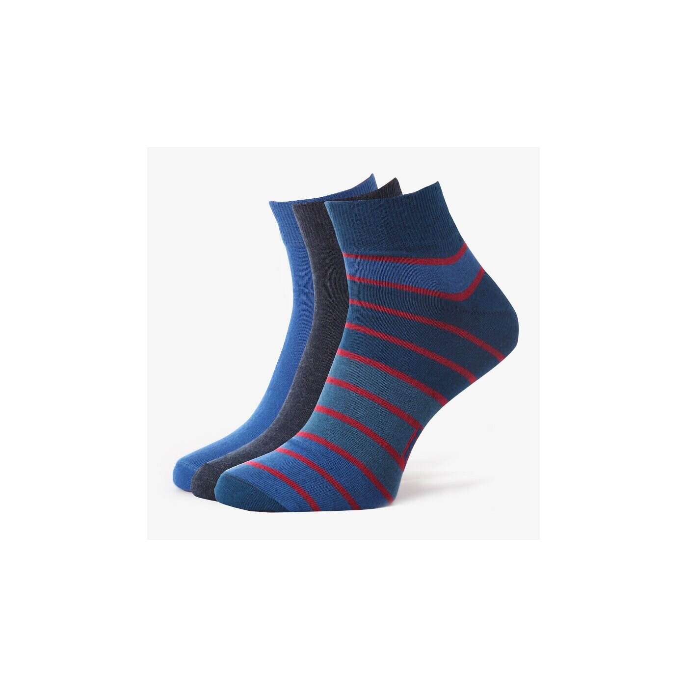 Дамски чорапи SIZEER ЧОРАПИ QUARTER 3PPK BLUE sisk3701 цвят многоцветен