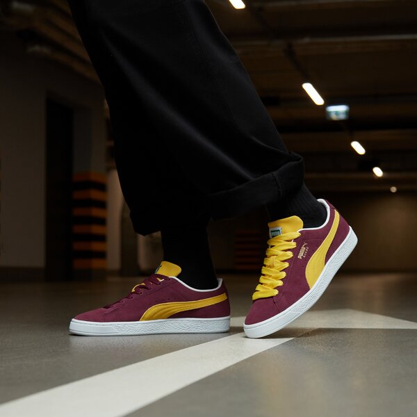 Мъжки маратонки PUMA SUEDE CLASSIC XXI 37491538 цвят бордо