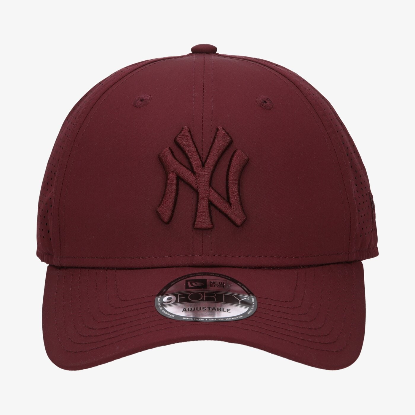 Мъжка шапка с козирка NEW ERA ШАПКА FEATHER PERF 9FORTY NEYYAN FBGFBG 11927240 цвят бордо