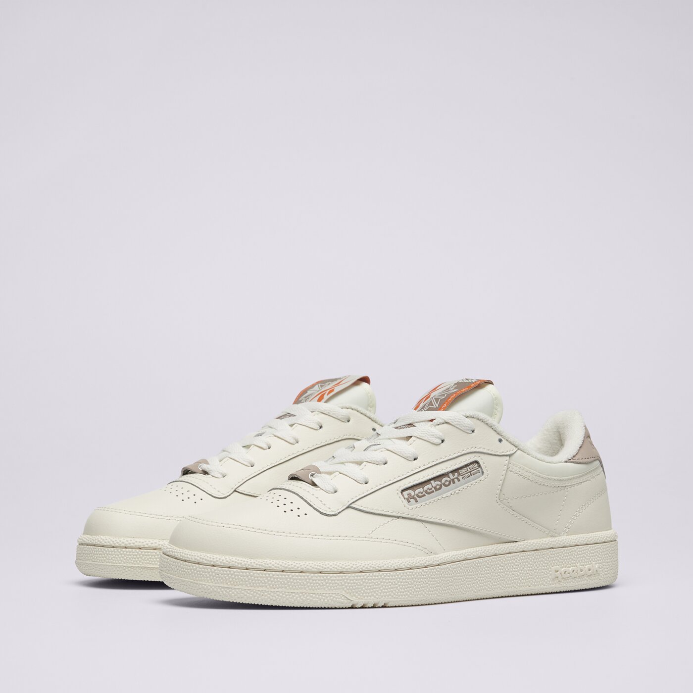 Мъжки маратонки REEBOK CLUB C 85 100074162 цвят кремав