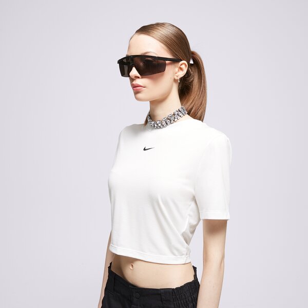 Дамска тениска NIKE ТЕНИСКА W NSW TEE ESSNTL SLIM CRP LBR fb2873-100 цвят бял