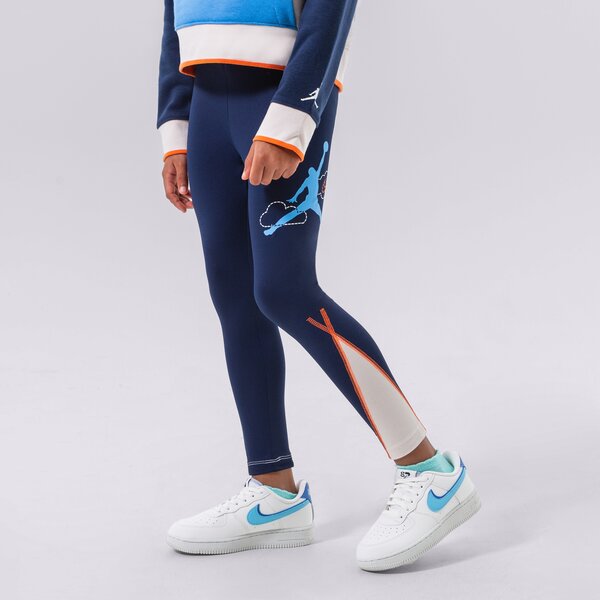 Детски панталони JORDAN КЛИН BYA HIGH-RISE LEGGING GIRL 45b760-u90 цвят тъмносин