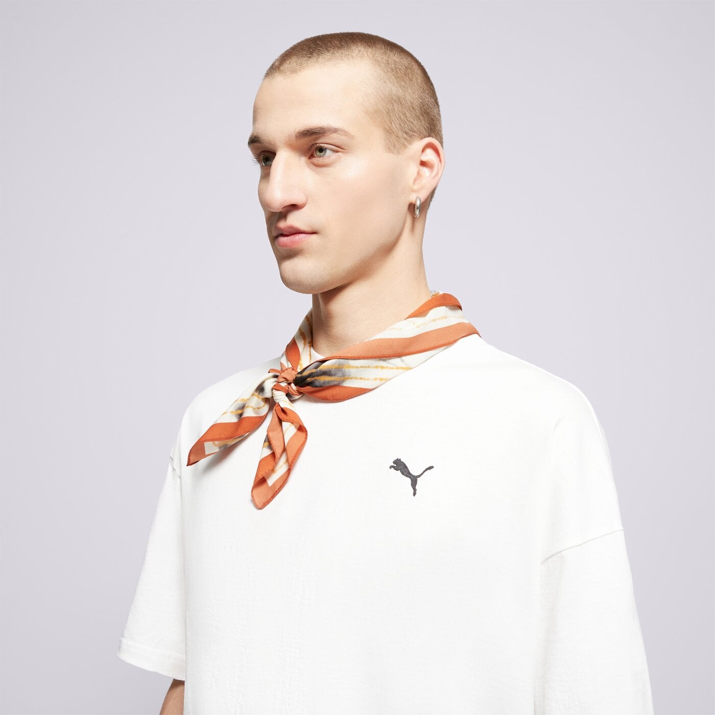 Мъжка тениска PUMA ТЕНИСКА WARDROBE ESS OVERSIZED TEE 629646 02 цвят бял