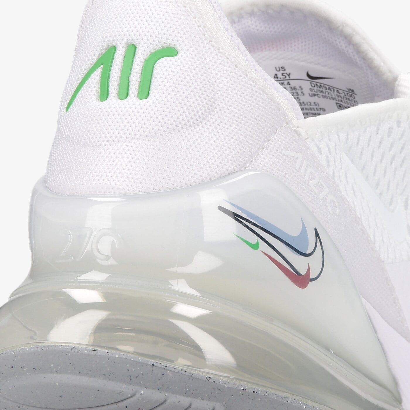 Детски маратонки NIKE AIR MAX 270 dm9474-100 цвят бял