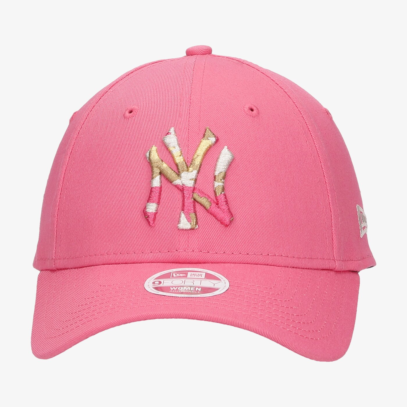 Дамска шапка с козирка NEW ERA ШАПКА WMNS CAMO INFILL 940 NYY PNK NEW YORK YANKEES 60137524 цвят розов