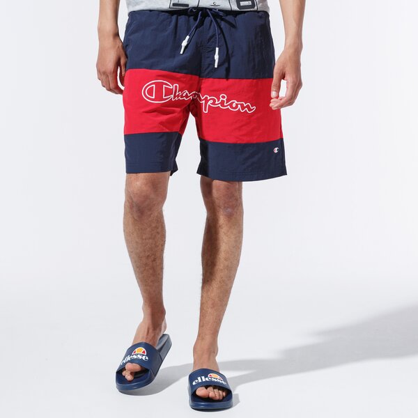 Мъжки къси панталони CHAMPION ШОРТИ LOGO SWIM SHORTS 215499bs501 цвят тъмносин