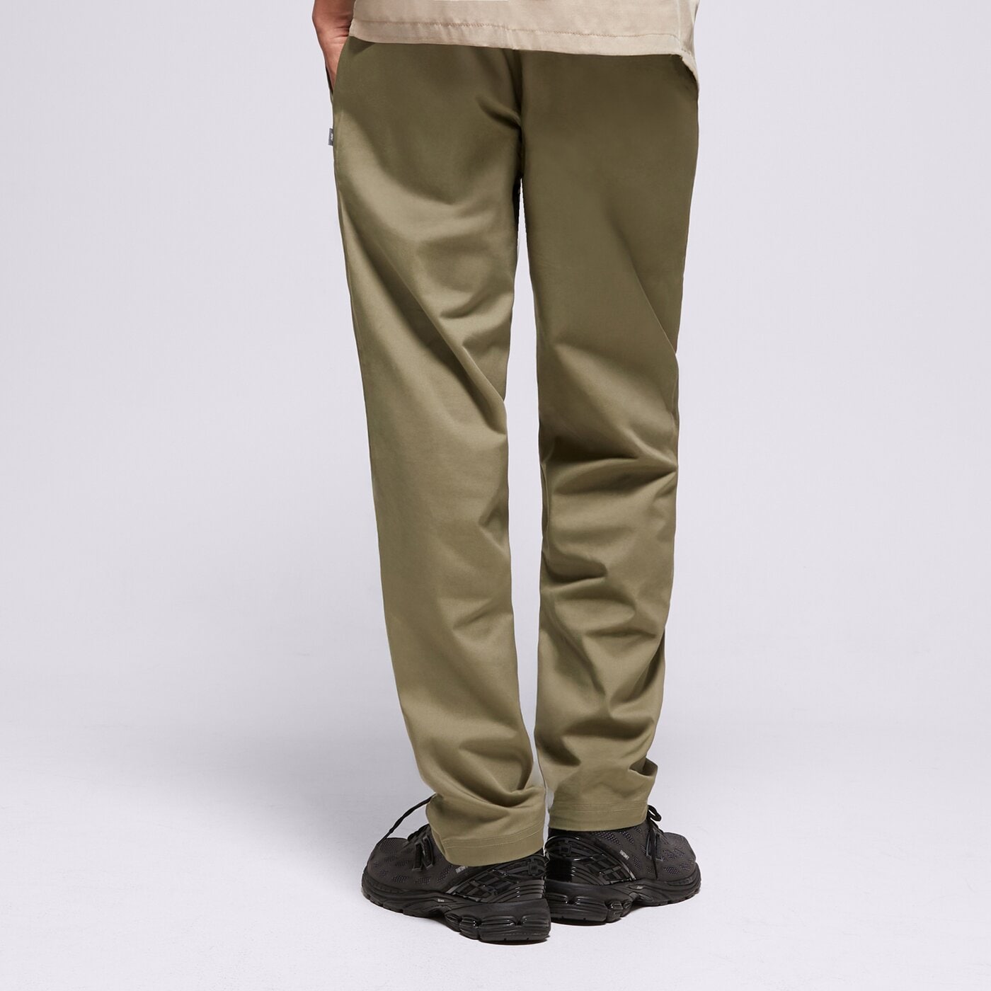 Мъжки панталони NEW BALANCE ПАНТАЛОНИ ICON TWILL TAPERED mp41575dek цвят каки