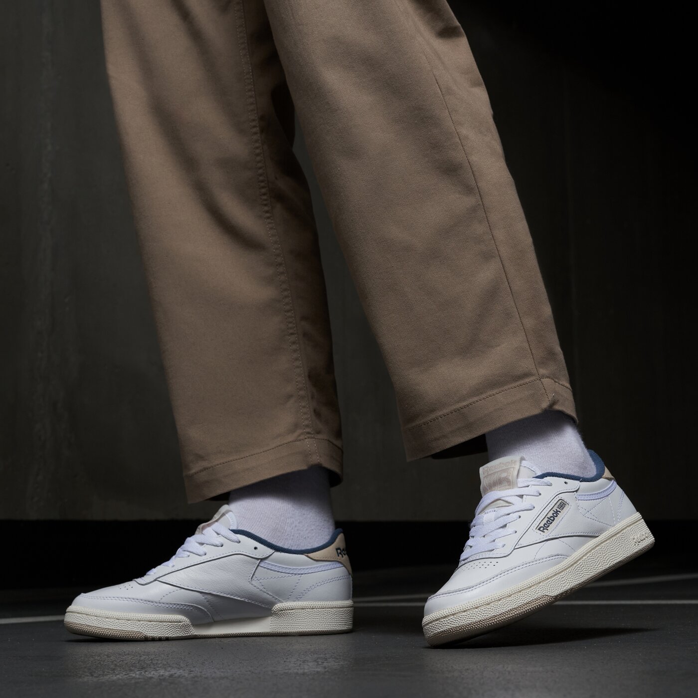 Дамски маратонки REEBOK CLUB C 85 100033086 цвят бял