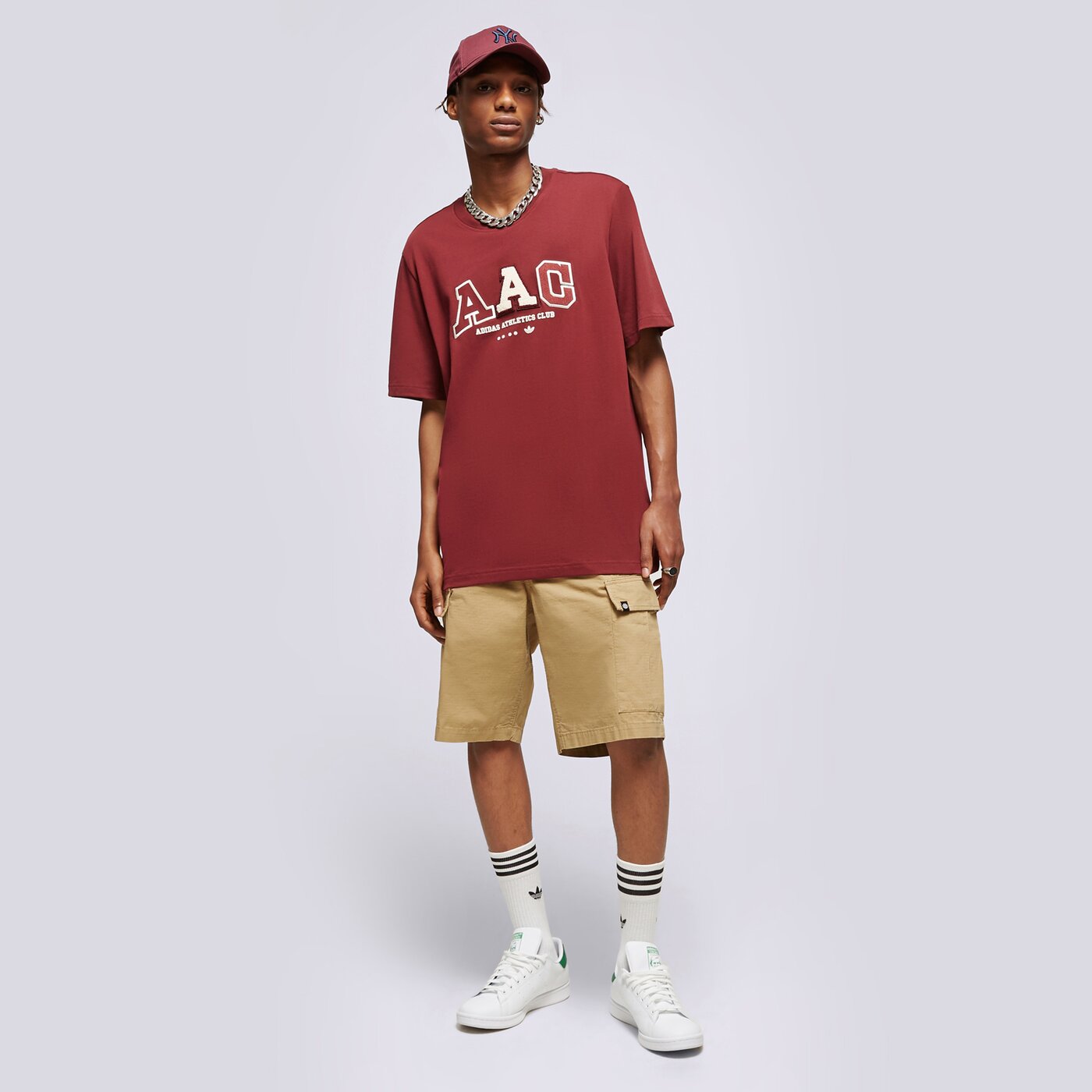 Мъжка тениска ADIDAS ТЕНИСКА METRO AAC TEE ic8373 цвят виолетов