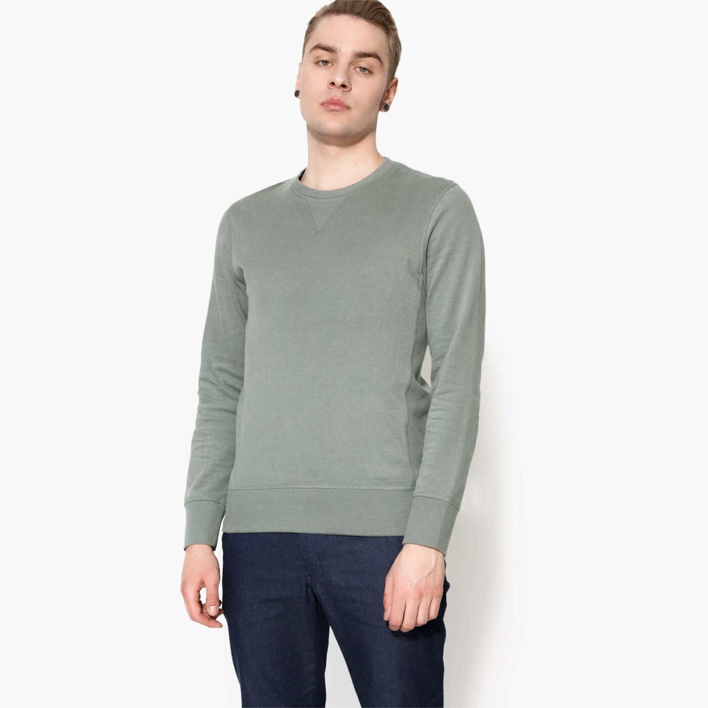 Мъжки суичър CONFRONT СУИТЧЪР FOND cfv17blm01001 цвят зелен