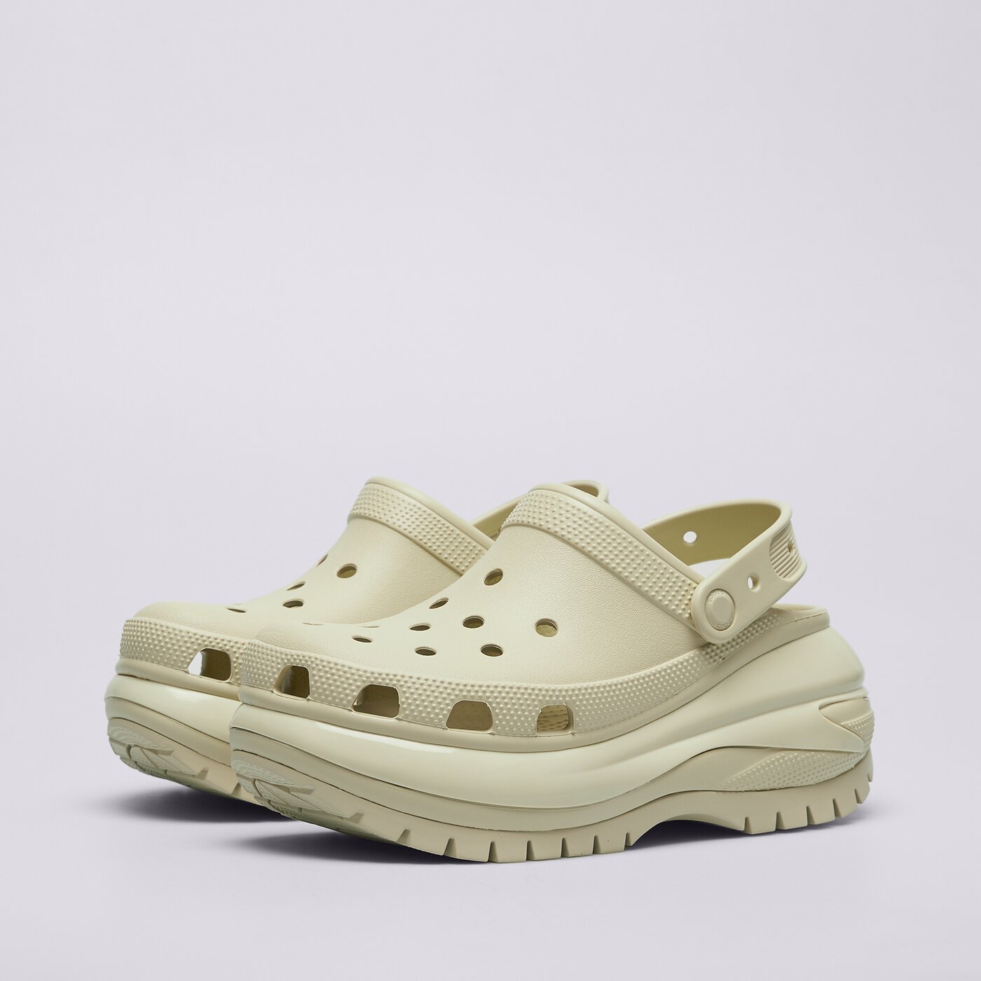 Дамски чехли и сандали CROCS CLASSIC MEGA CRUSH CLOG 2079882y2 цвят бежов