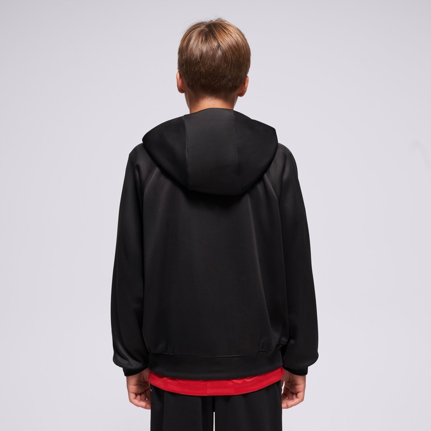 Детски суичър JORDAN СУИТЧЪР С КАЧУЛКА JDN UNISEX EASE FLC HOODIE BOY 95d567-023 цвят черен