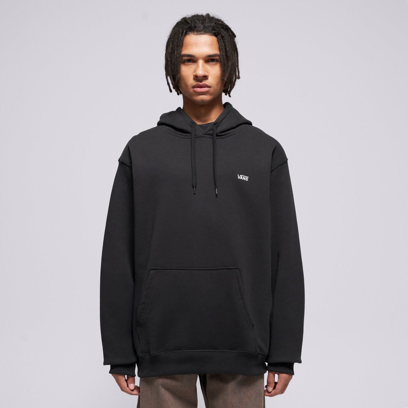Мъжки суичър VANS СУИТЧЪР С КАЧУЛКА LEFT CHEST II LOOSE PO vn000p21blk1 цвят черен