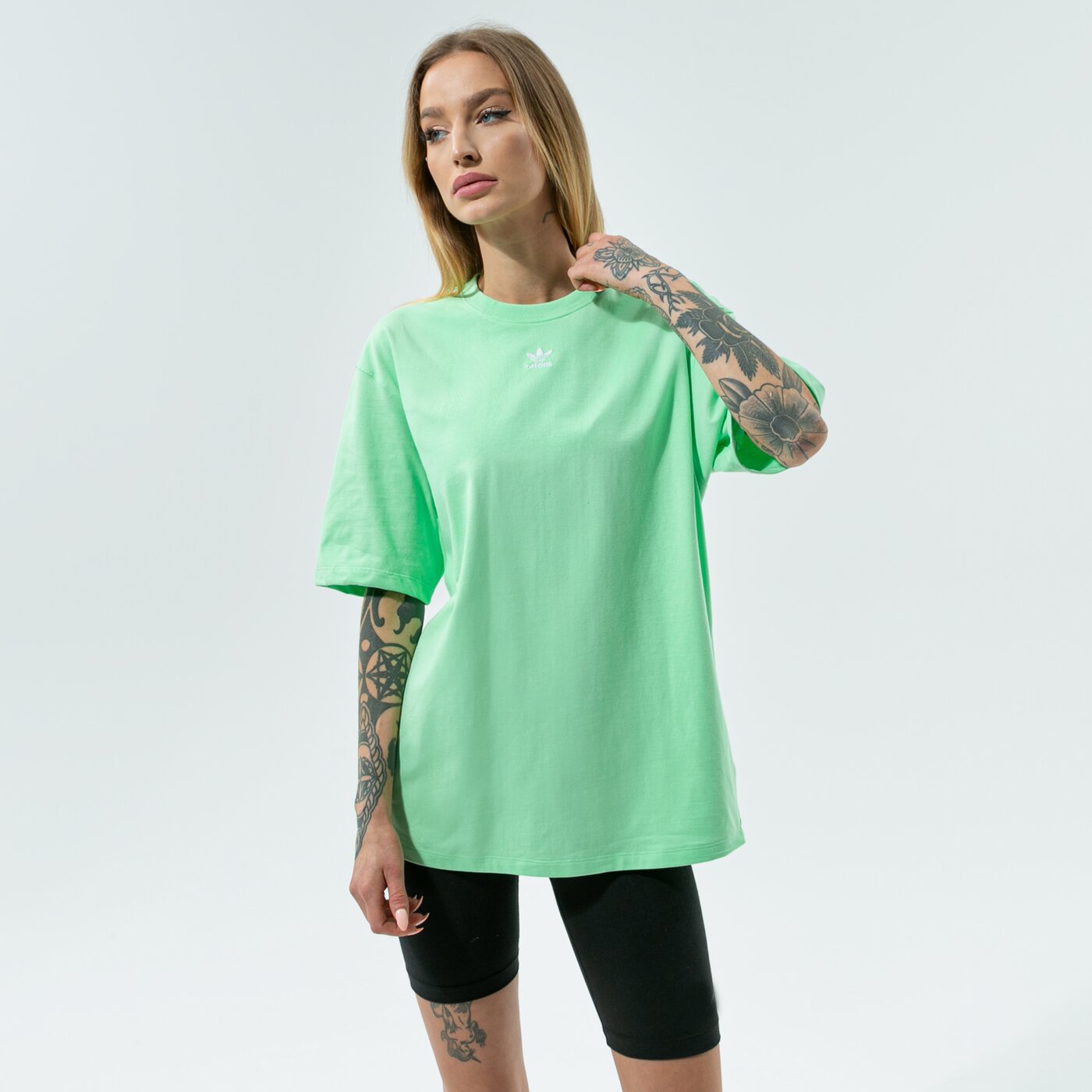 Дамска тениска ADIDAS ТЕНИСКА TEE h06648 цвят зелен
