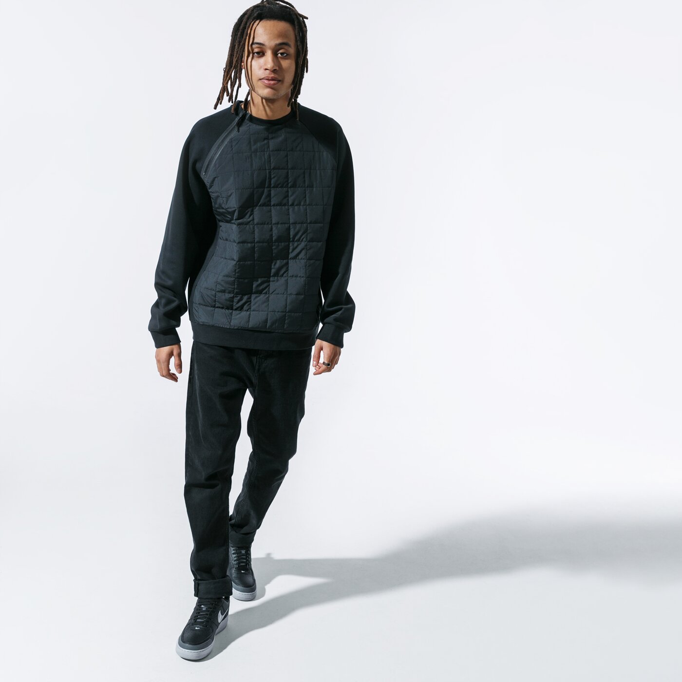 Мъжки суичър NIKE СУИТЧЪР M NSW PE CRW WINTER bv3697-010 цвят черен