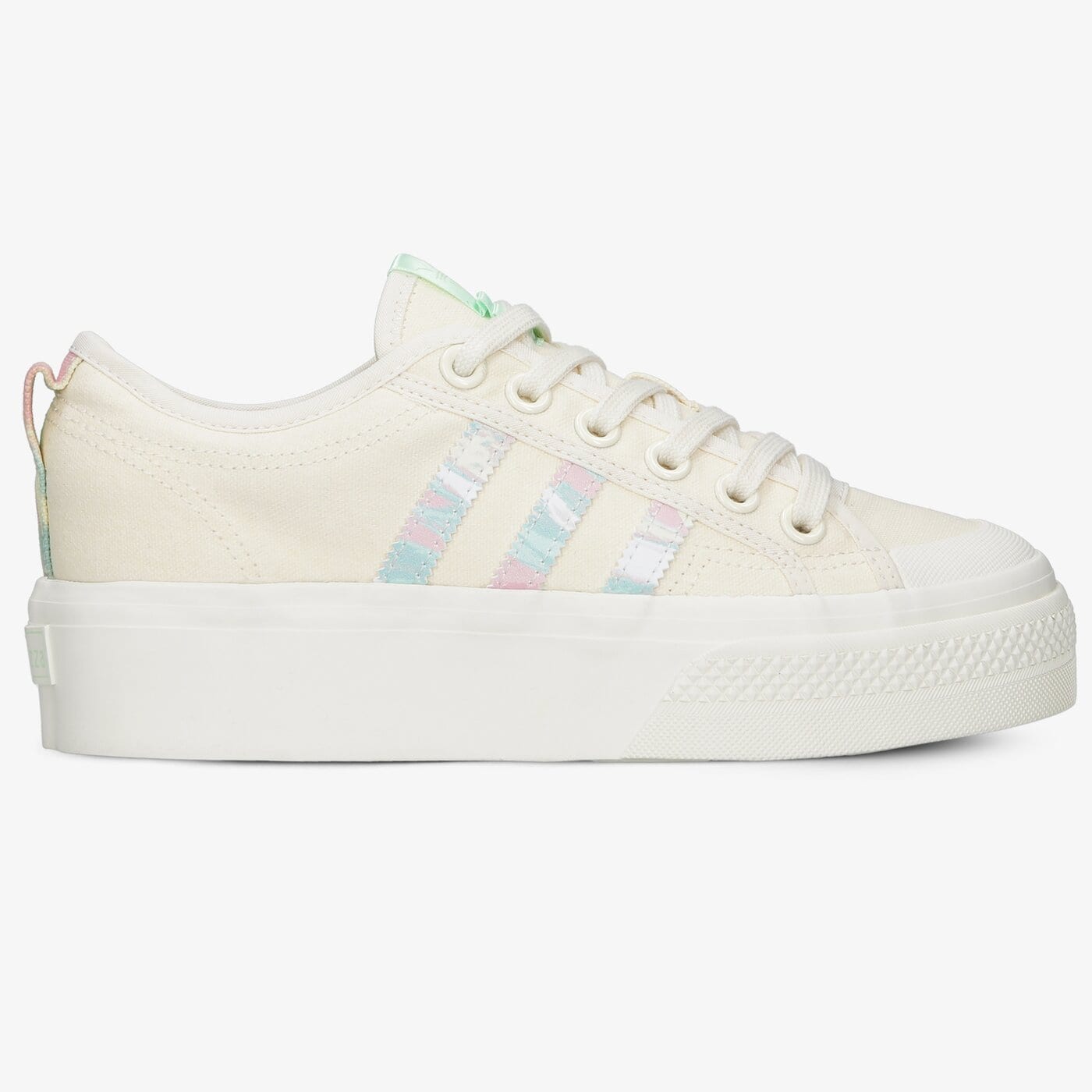 Дамски маратонки ADIDAS NIZZA PLATFORM W gw0165 цвят бял