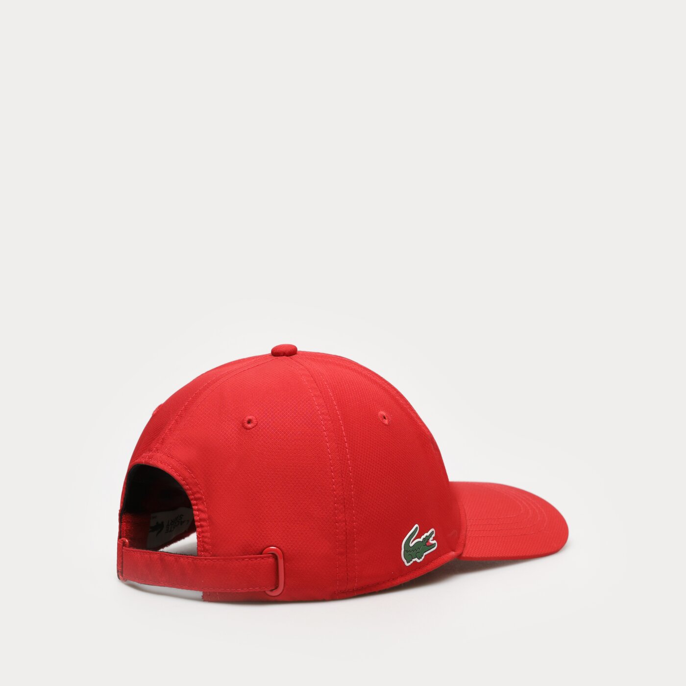Дамска шапка с козирка LACOSTE ШАПКА CAP RED rk2662hen цвят червен