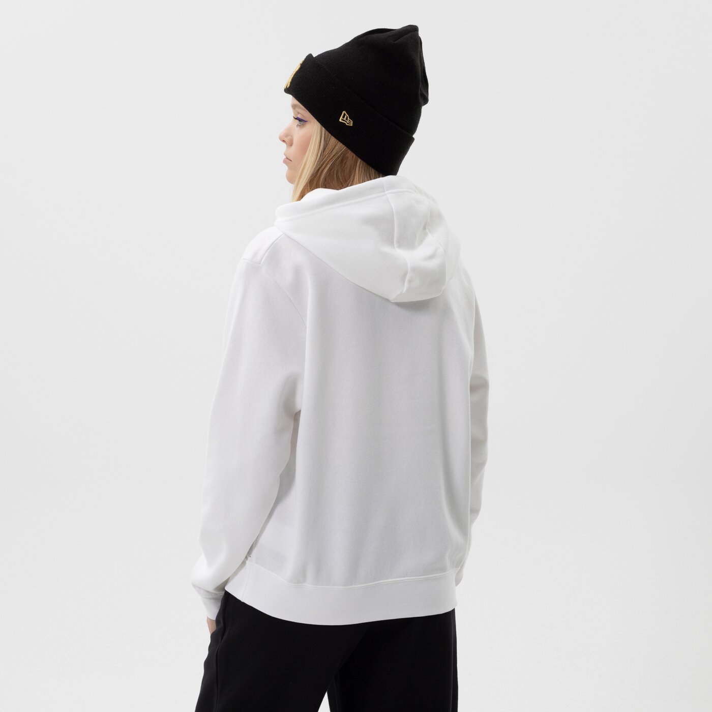 Дамски суичър NIKE СУИТЧЪР С КАЧУЛКА W NSW FLC GX PRNT HOODIE FTRA dd5838-100 цвят бял