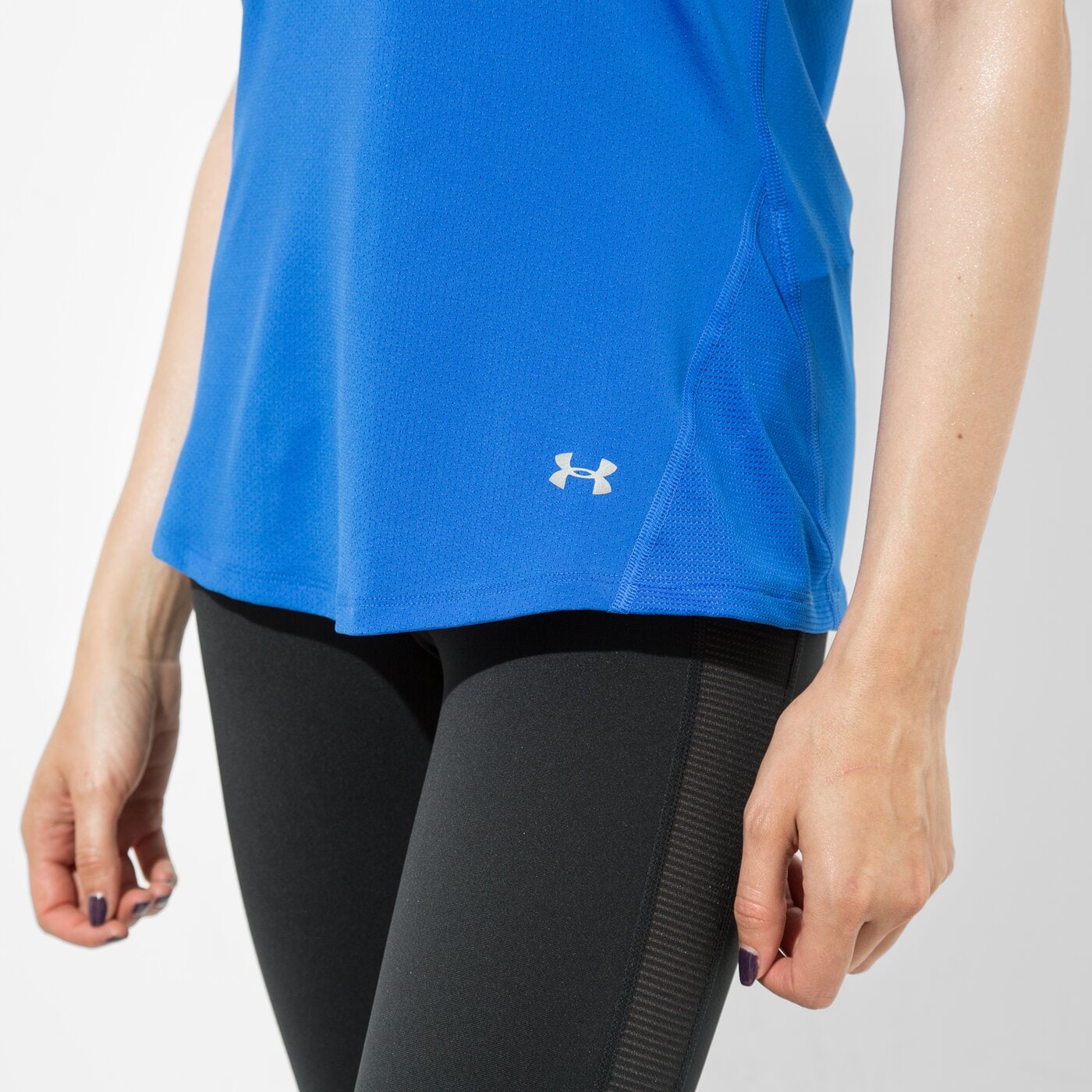 Дамска тениска UNDER ARMOUR ТЕНИСКА HEATGEAR 1277055907 цвят син