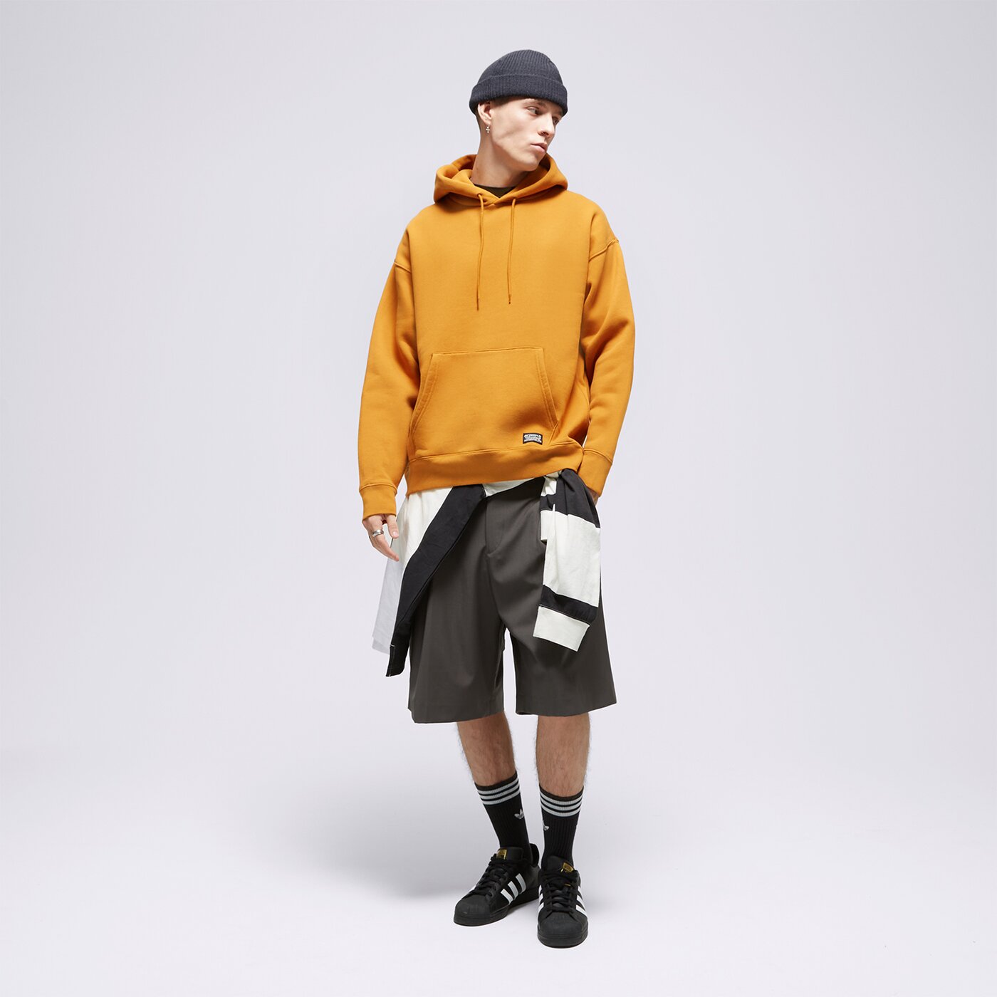 Мъжки суичър LEVI'S СУИТЧЪР С КАЧУЛКА SKATE a1008-0005 цвят оранжев