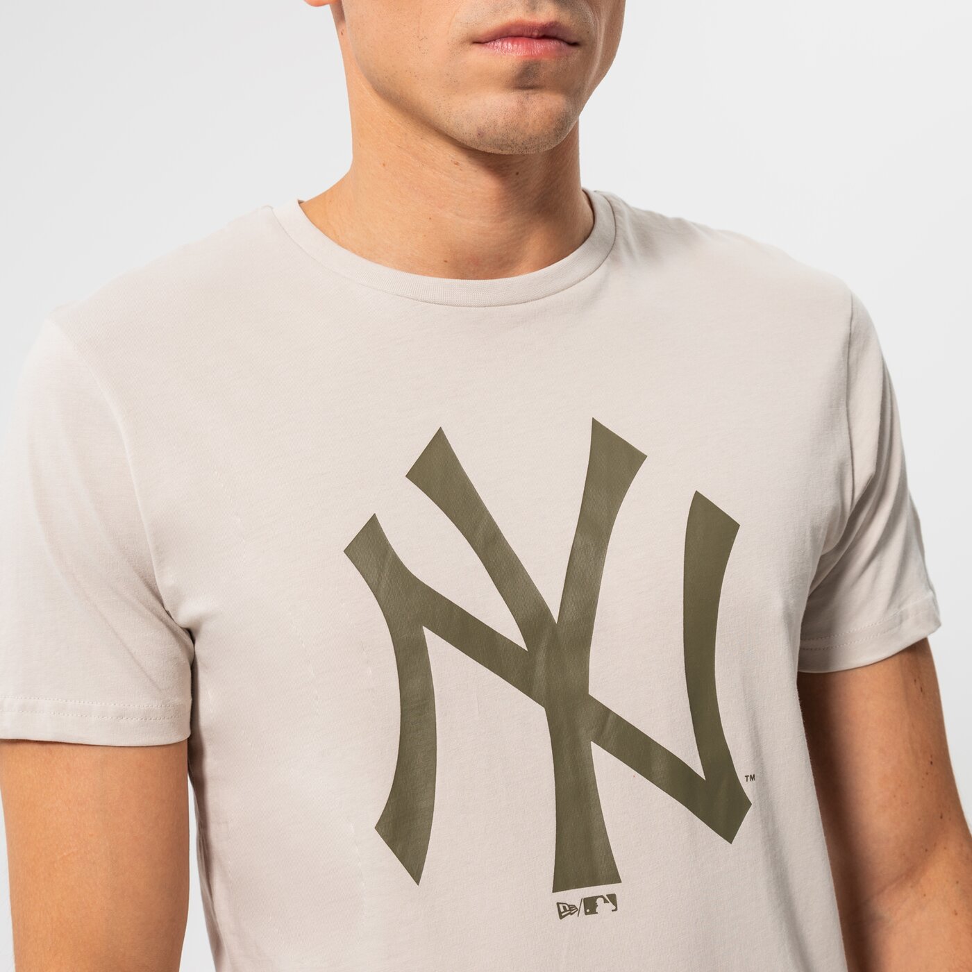 Мъжка тениска NEW ERA ТЕНИСКА TEAM LOGO NYY STN 12893127 цвят бежов