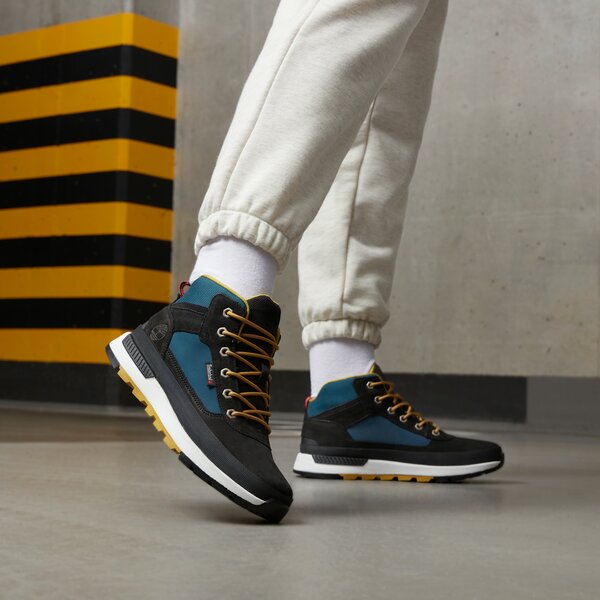 Детски зимни обувки TIMBERLAND FIELD TREKKER tb0a5nqf0151 цвят черен