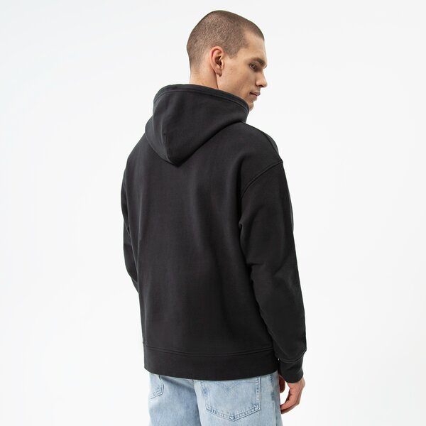 Мъжки суичър LEVI'S СУИТЧЪР С КАЧУЛКА RELAXED GRAPHIC PO 38479-0079 цвят черен