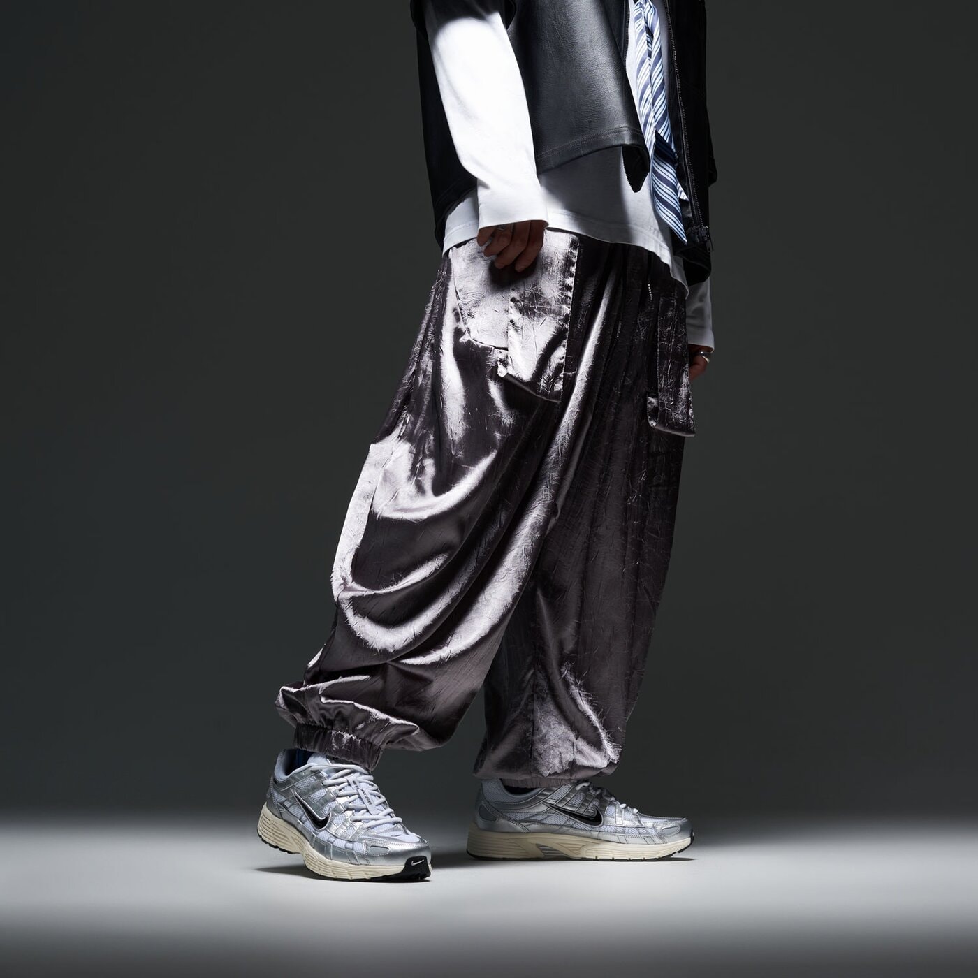 Мъжки маратонки NIKE P-6000 cd6404-105 цвят сив