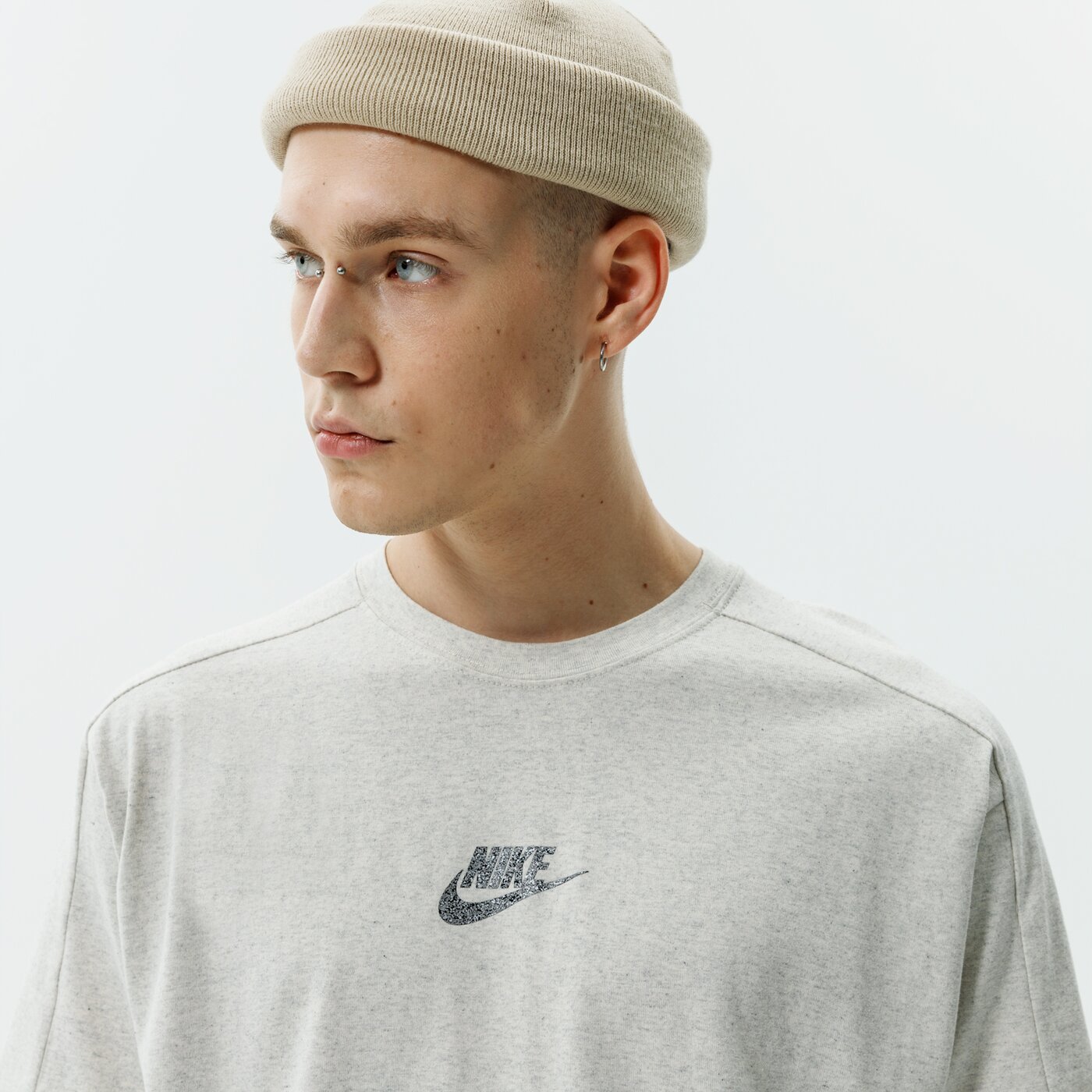 Мъжка тениска NIKE ТЕНИСКА M NSW SS JSY ТОП REVIVAL dm0085-100 цвят бял