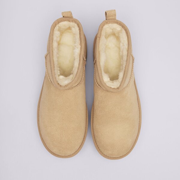 Дамски кежуал UGG CLASSIC ULTRA MINI PLATFORM 1135092-san цвят бежов