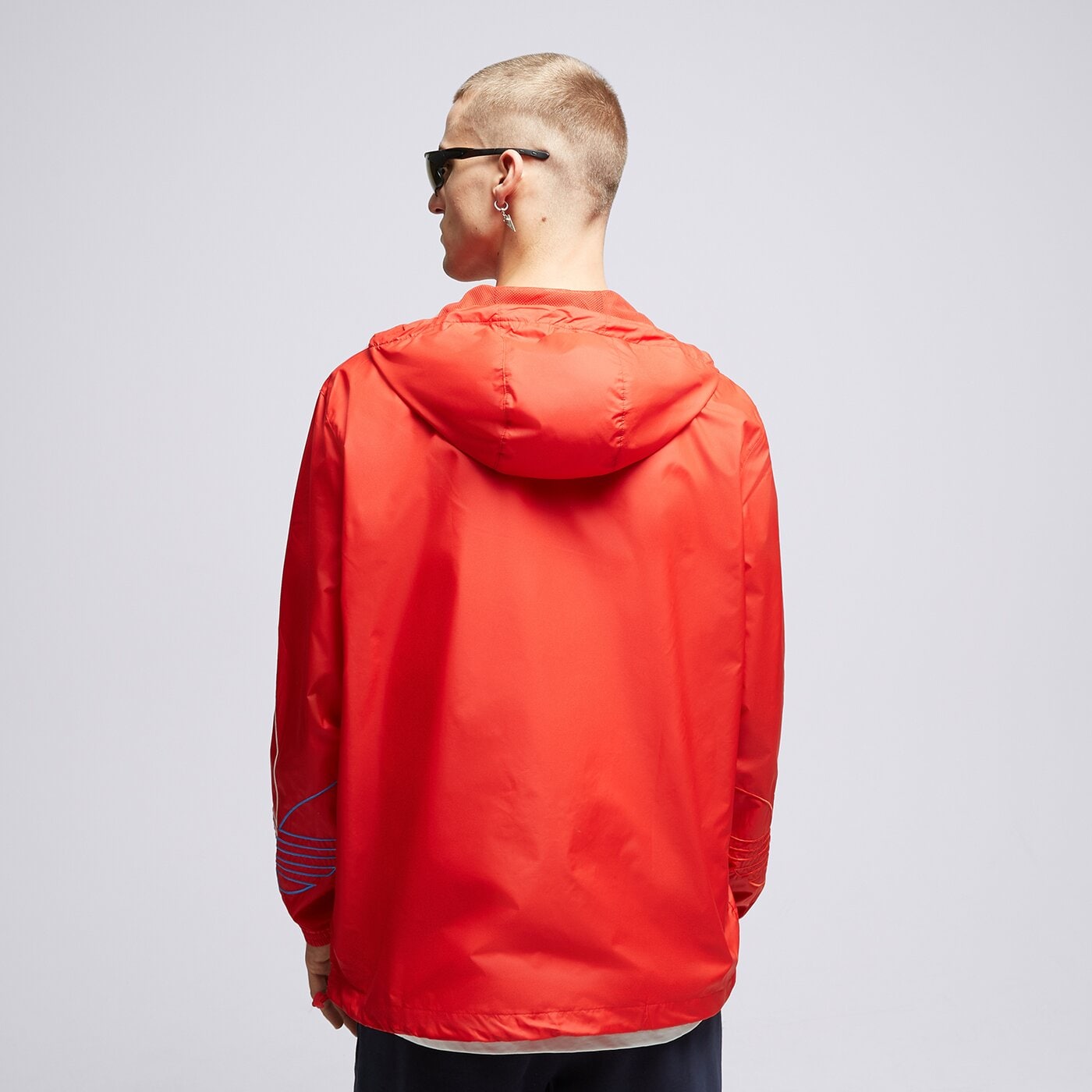 Мъжко преходно яке ADIDAS ЯКЕ GN3561 gn3561 цвят червен