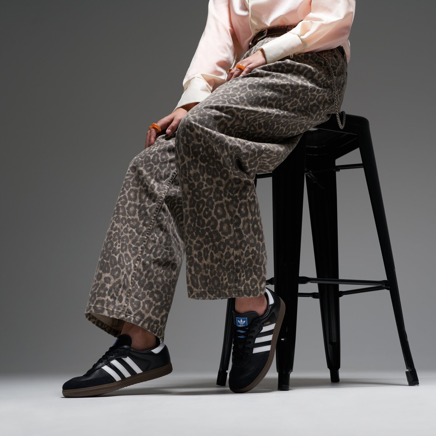 Детски маратонки ADIDAS SAMBA OG ie3676 цвят черен