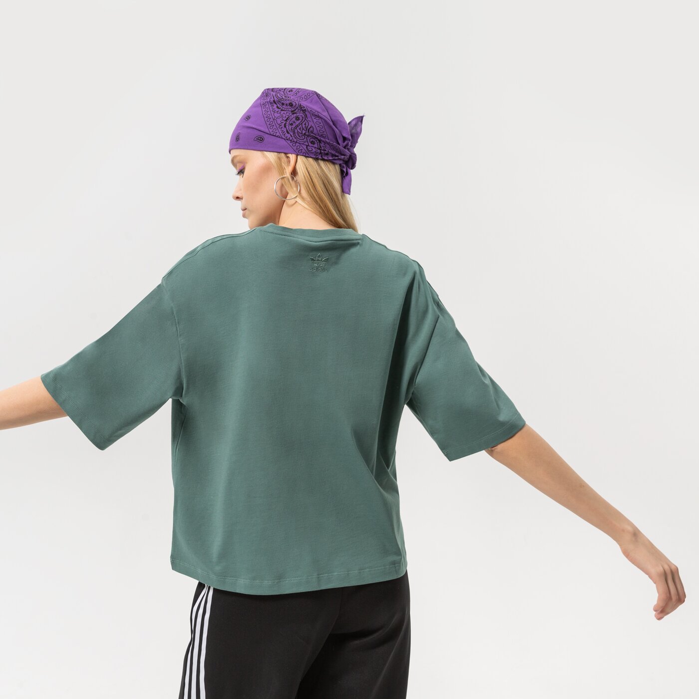 Дамска тениска ADIDAS ТЕНИСКА TEE he4746 цвят зелен