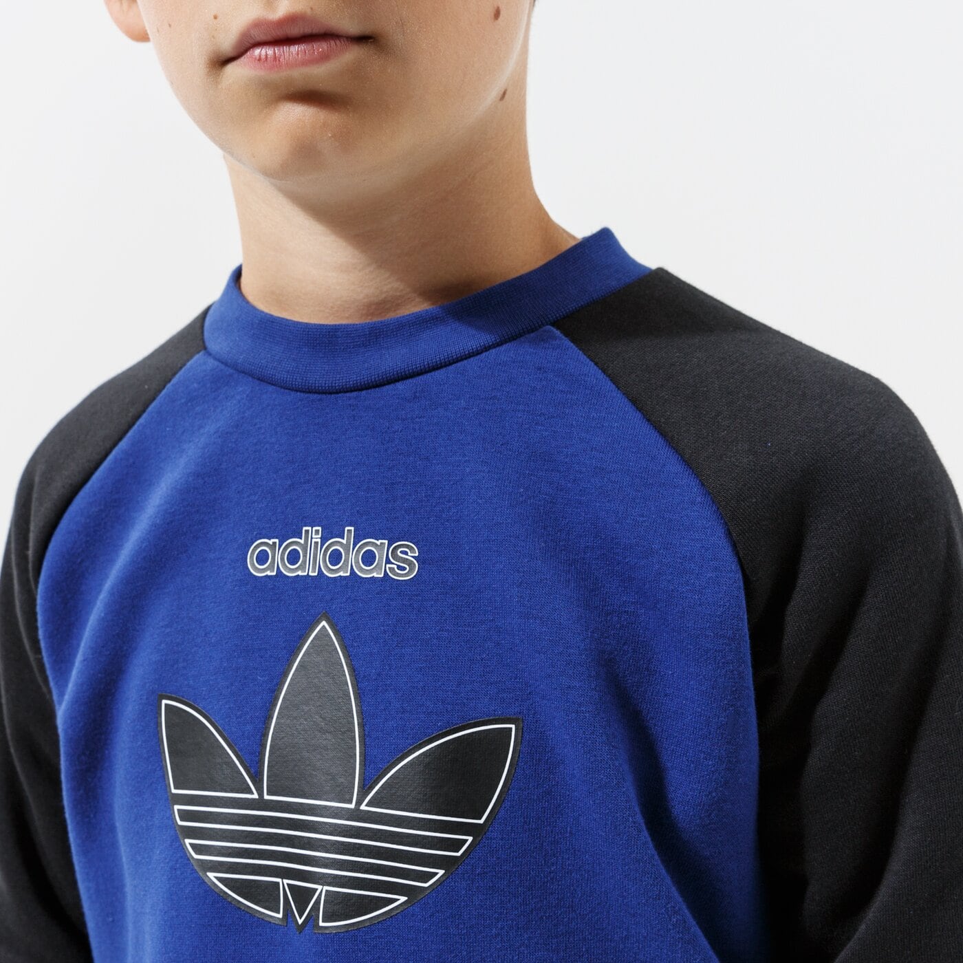 Детски суичър ADIDAS СУИТЧЪР CREW BOY h31210 цвят тъмносин
