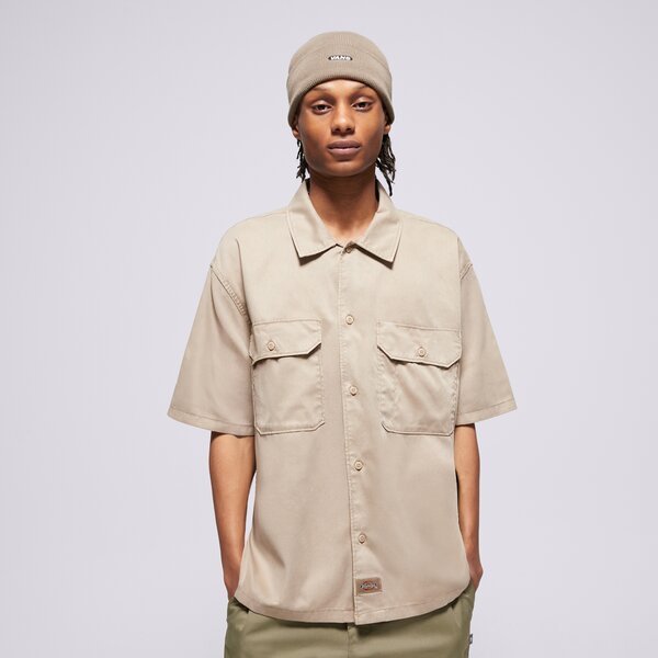 DICKIES РИЗА UNIONVILLE GD WORK SHIRT SS dk0a4z7q0ds1 цвят бежов