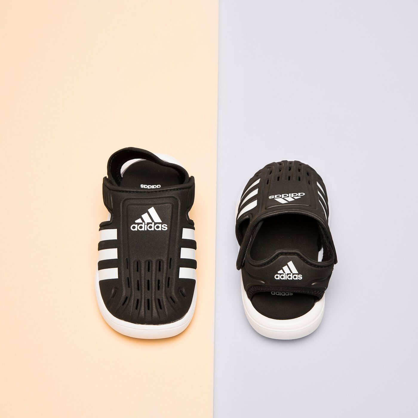 Детски чехли и сандали ADIDAS WATER SANDALS  gw0391 цвят черен