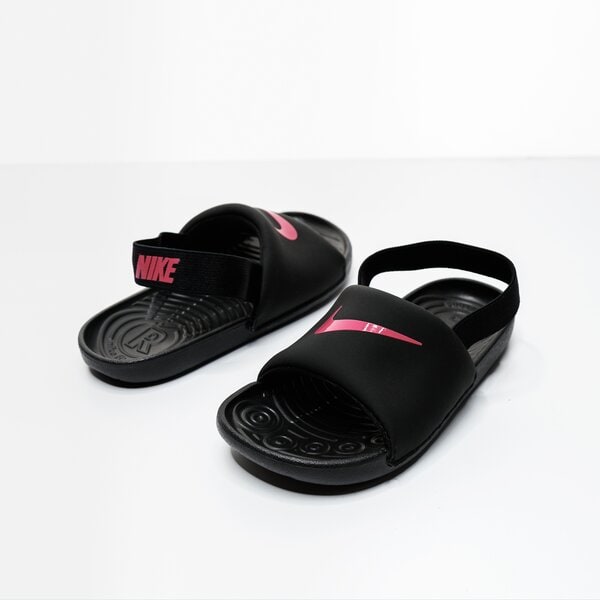 Детски чехли и сандали NIKE KAWA SLIDE BT bv1094-008 цвят черен