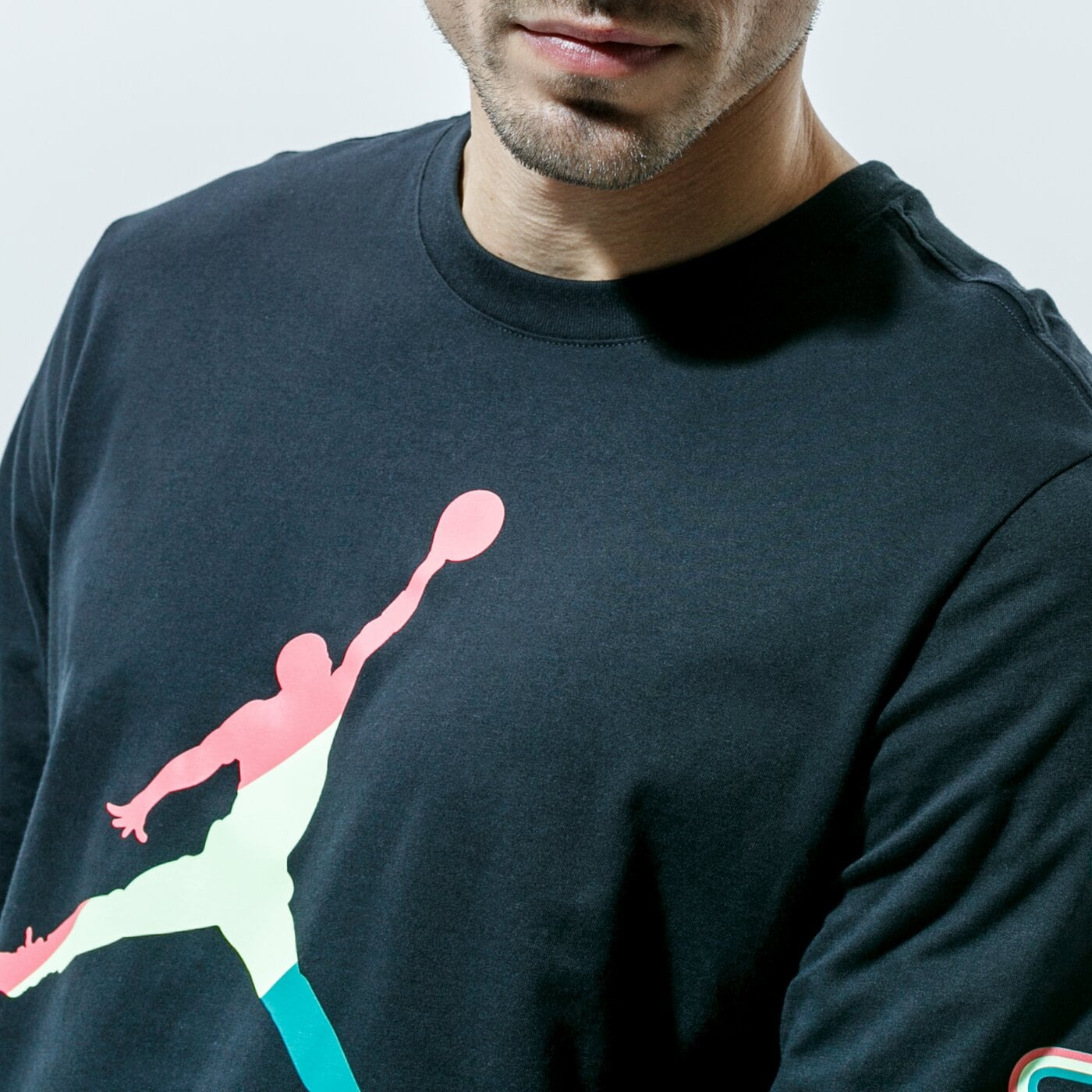 Мъжка тениска JORDAN ТЕНИСКА M J SPRTDNA LS CREW cn3502-011 цвят тъмносин