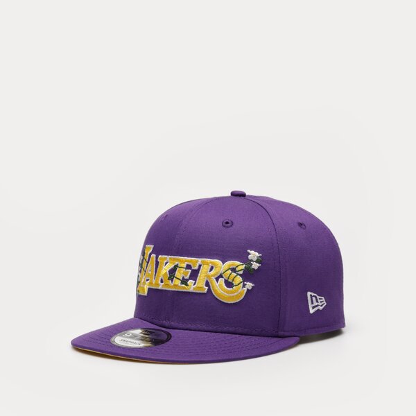 Мъжка шапка с козирка NEW ERA ШАПКА FLOWER WORDMARK 950 LAKERS LOS ANGELES LAKERS 60358100 цвят виолетов