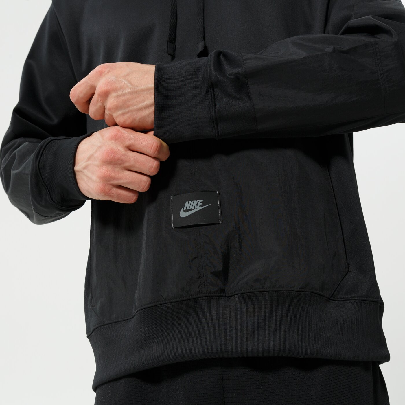 Мъжки суичър NIKE СУИТЧЪР С КАЧУЛКА NSW SPU DF FLC PO HOODIE BB dq5103-010 цвят черен