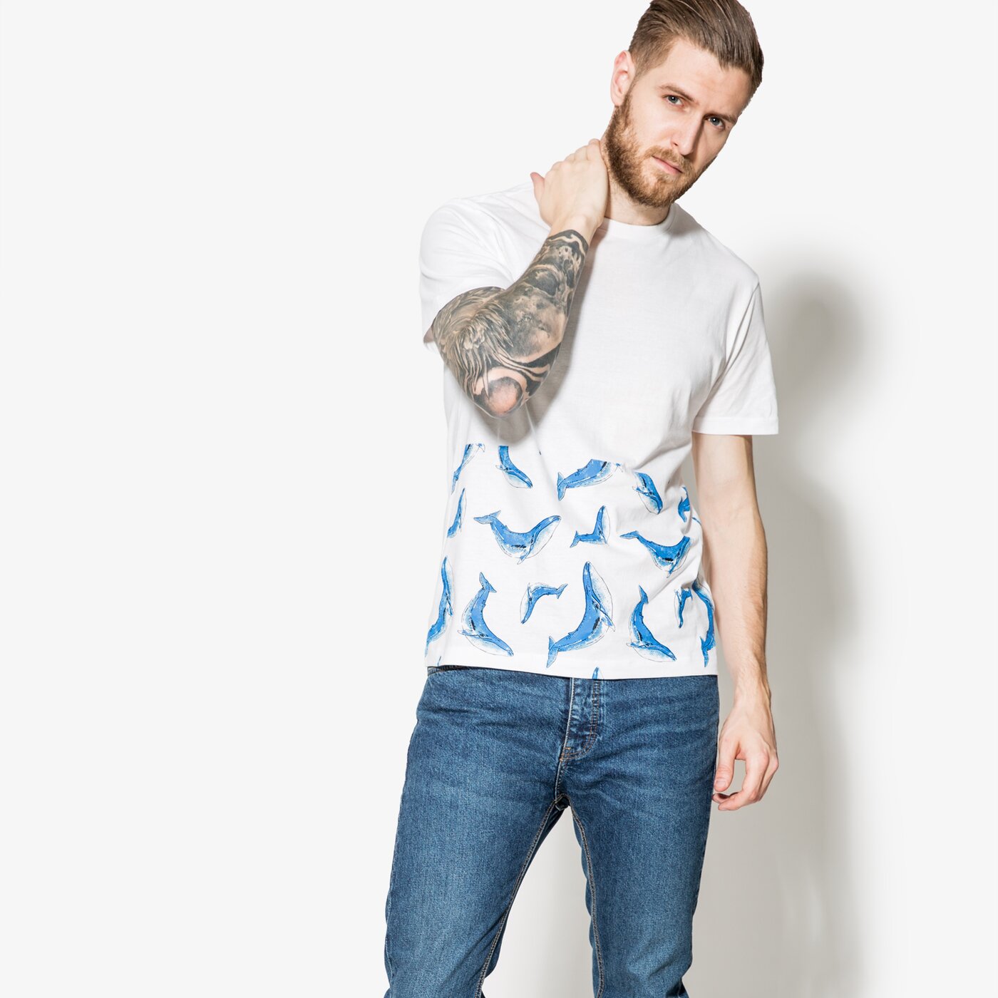 Мъжка тениска CONFRONT ТЕНИСКА SS BALENA cf17tsm41001 цвят бял