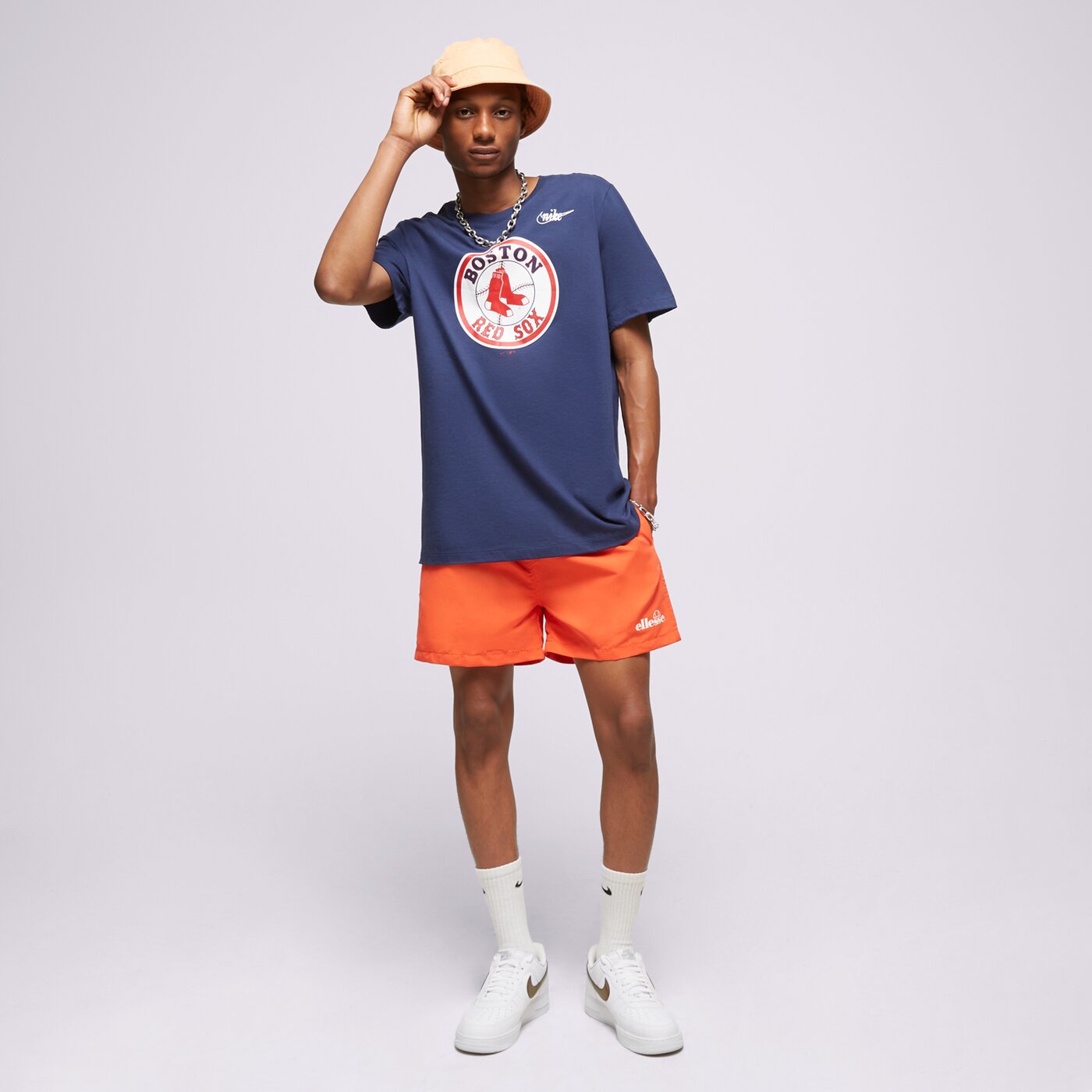 Мъжки къси панталони ELLESSE ШОРТИ LAMINA RED sgr16468823 цвят червен