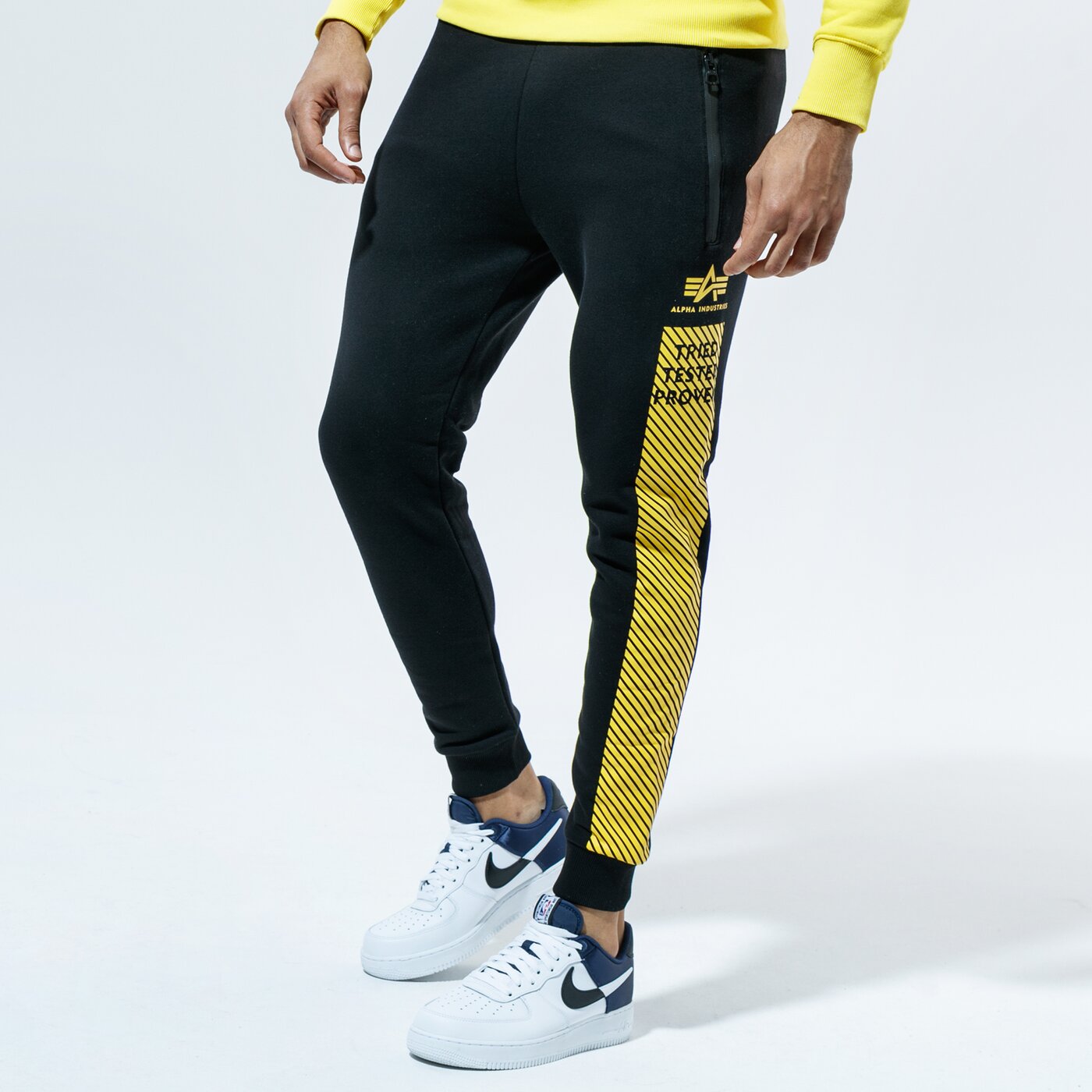Мъжки панталони ALPHA INDUSTRIES ПАНТАЛОНИ SAFETY LINE JOGGER 12839003 цвят черен